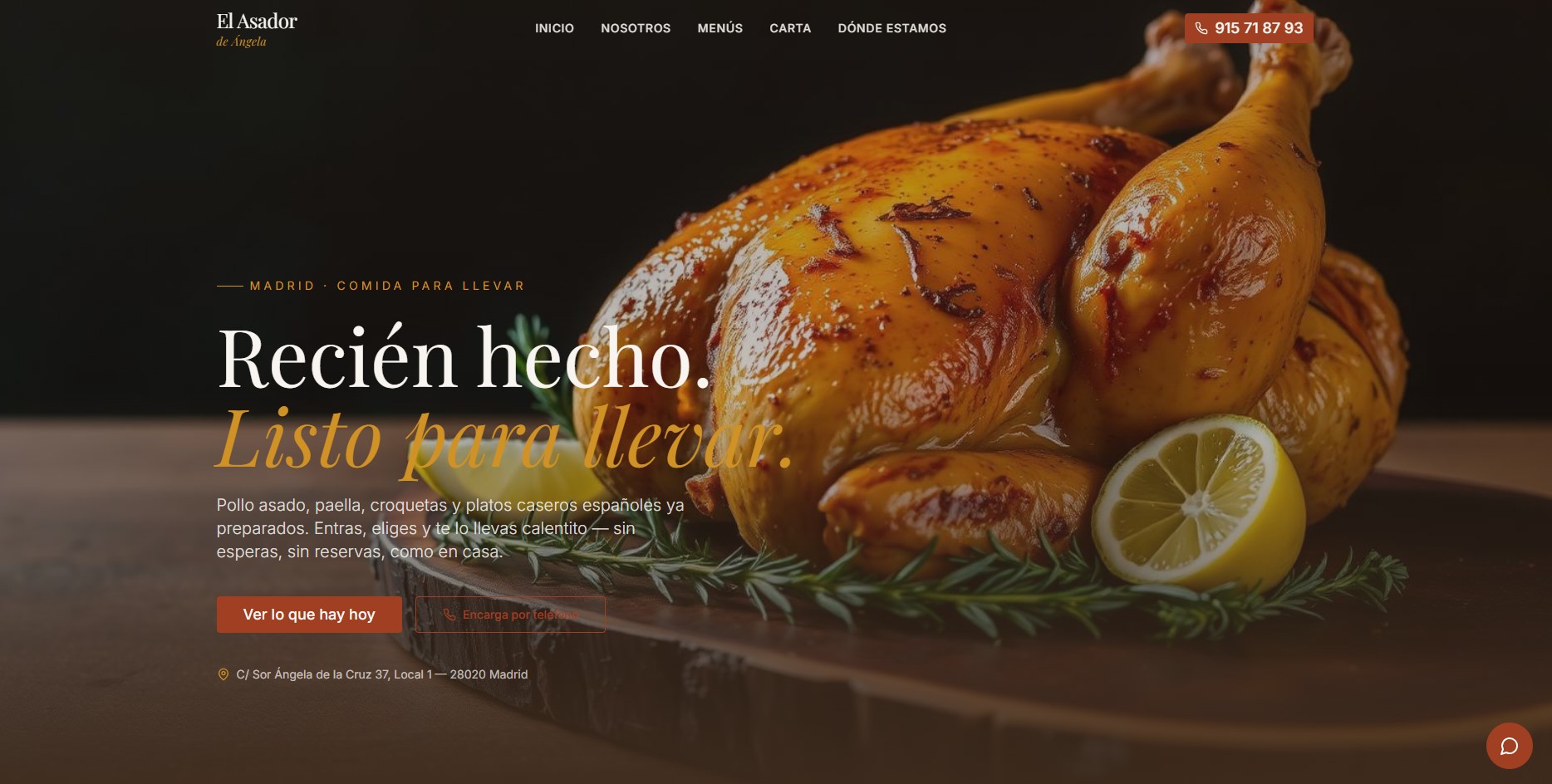 Asador de Ángela — Sitio